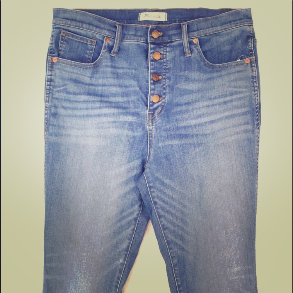 Madewell 10” high rise skinny crop